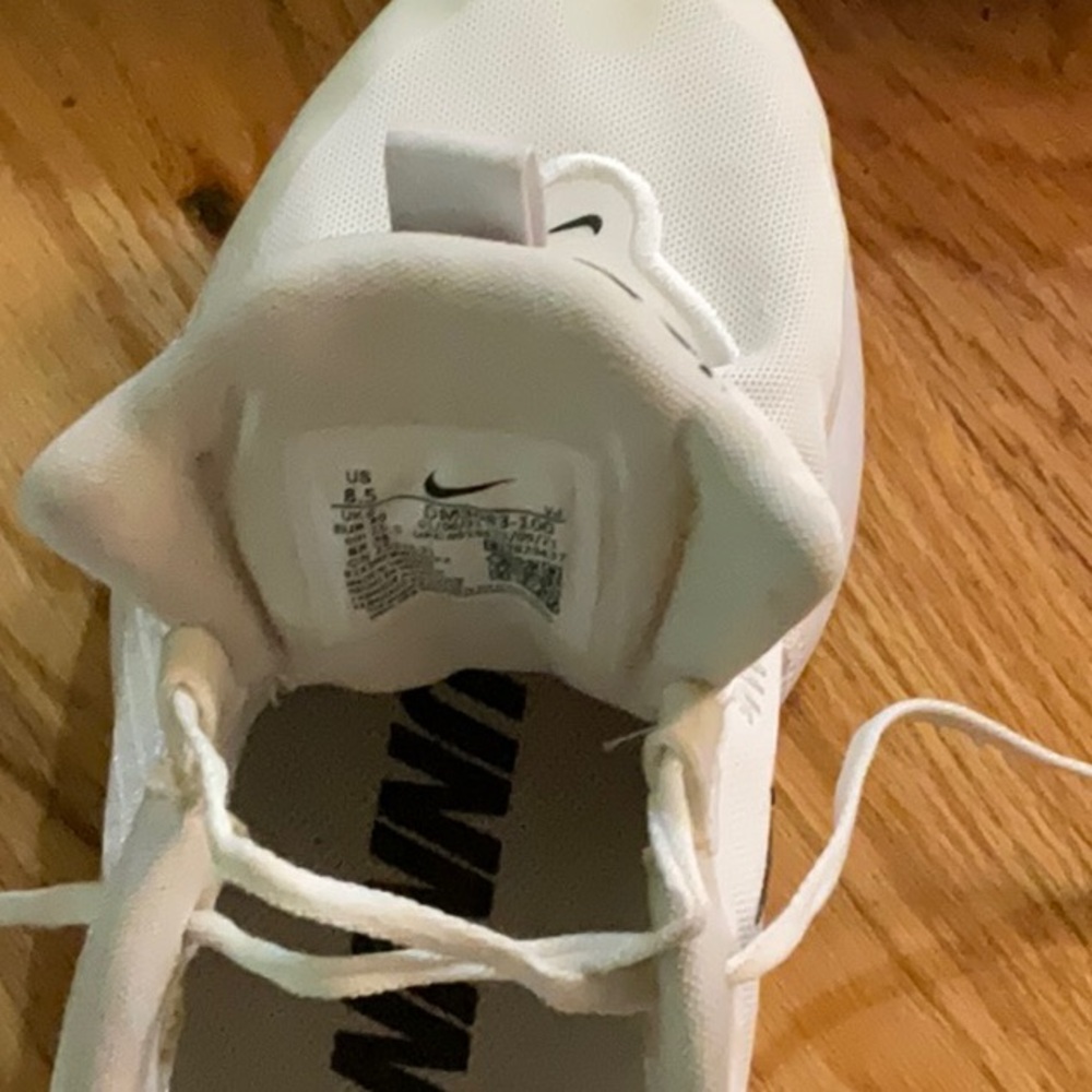 Nike White Sneakers with Leopard Accents - Picture 5 of 8